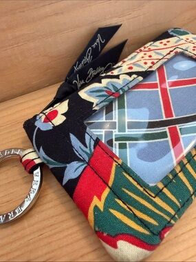 Zip ID Case w/Keyring by Vera Bradley, retired “Versailles” print